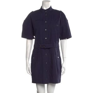 Isabel Marant étoile cargo navy mini dress